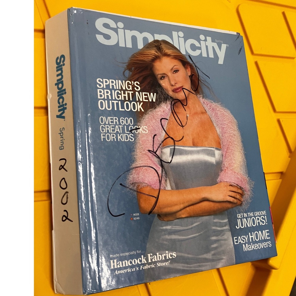Simplicity Spring 2002 Counter Catalog Vintage Sewing Pattern Book Y2K Fashion